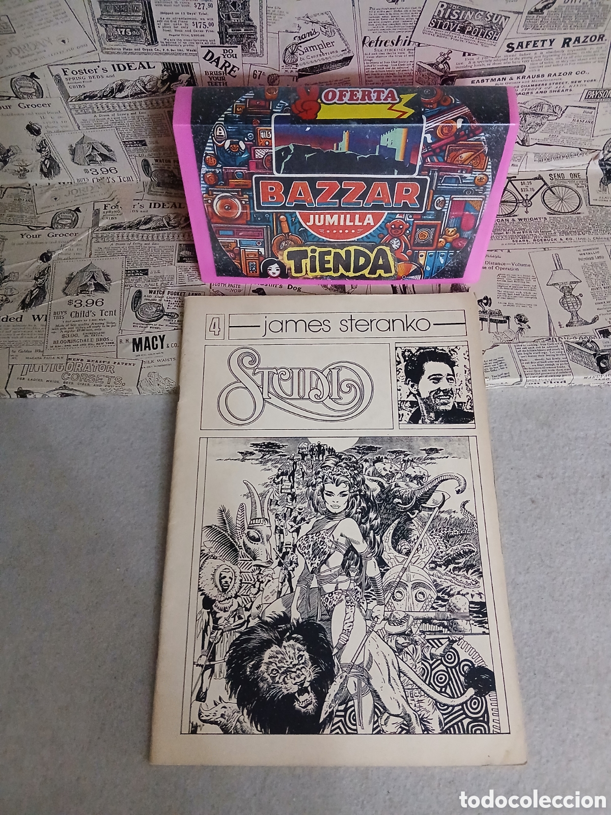 Coleccionismo de revistas y peri&oacute;dicos: Fanzine studio n.4 steranko