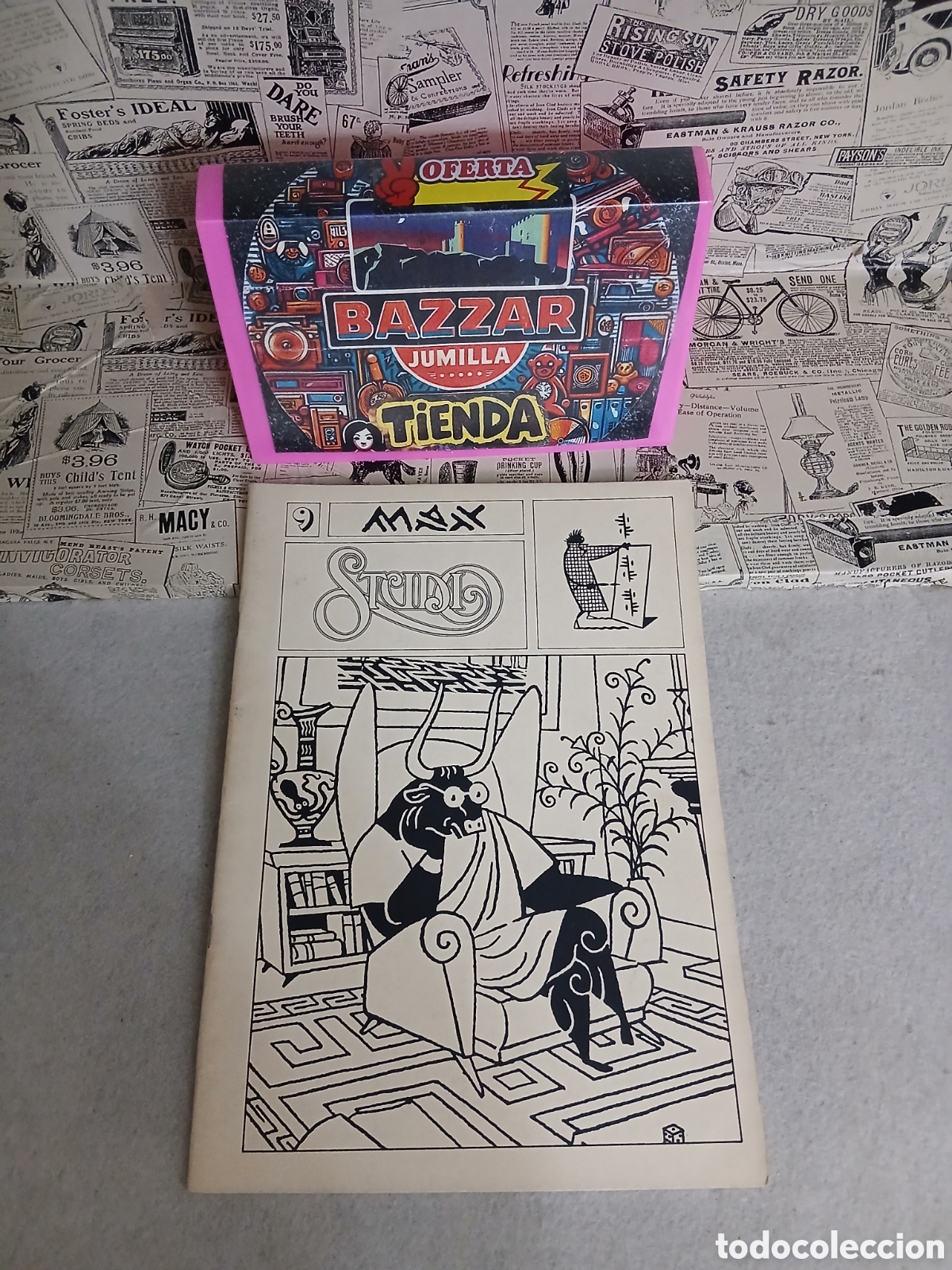 Coleccionismo de revistas y peri&oacute;dicos: Fanzine mitico studio n.9.max