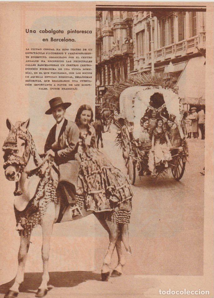Coleccionismo de revistas y peri&oacute;dicos: * BARCELONA * Cabalgata y romer&iacute;a del Centro Andaluz - 1935
