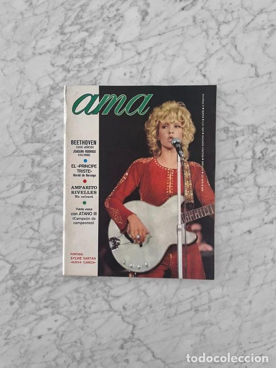 Coleccionismo de revistas y peri&oacute;dicos: AMA - 1970 - SYLVIE VARTAN, AMPARITO RIVELLES, RINGO STARR, ROLLING STONES, ANA DIOSDADO, ATANO III
