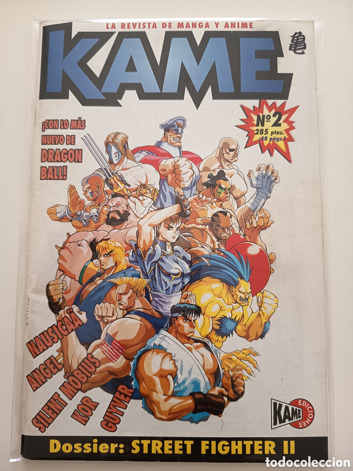 Coleccionismo de revistas y peri&oacute;dicos: Revista Kame n&deg; 2 especial Street Fighter II