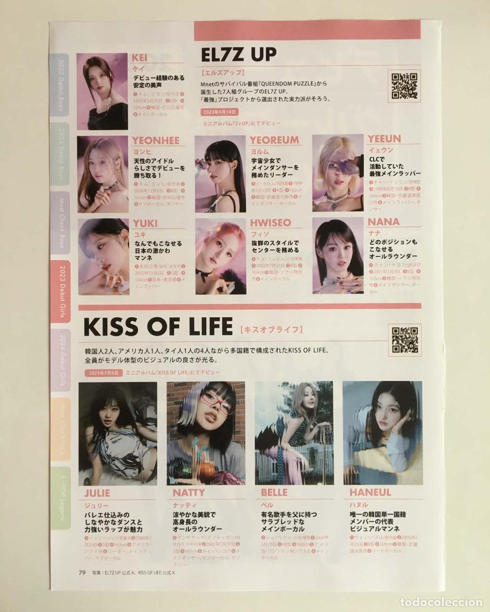 Coleccionismo de revistas y peri&oacute;dicos: BABYMONSTER IVE LE SSERAFIM KISS OF LIFE Clipping Set 10 Pages A4 - K-Star Idol Directory 2025 Japan