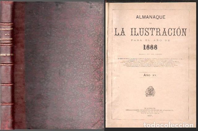 Coleccionismo de revistas y peri&oacute;dicos: ALMANAQUE DE LA ILUSTRACION PARA EL A&Ntilde;O DE 1888-89-90 - A&Ntilde;O XV - A-REVIL-1041