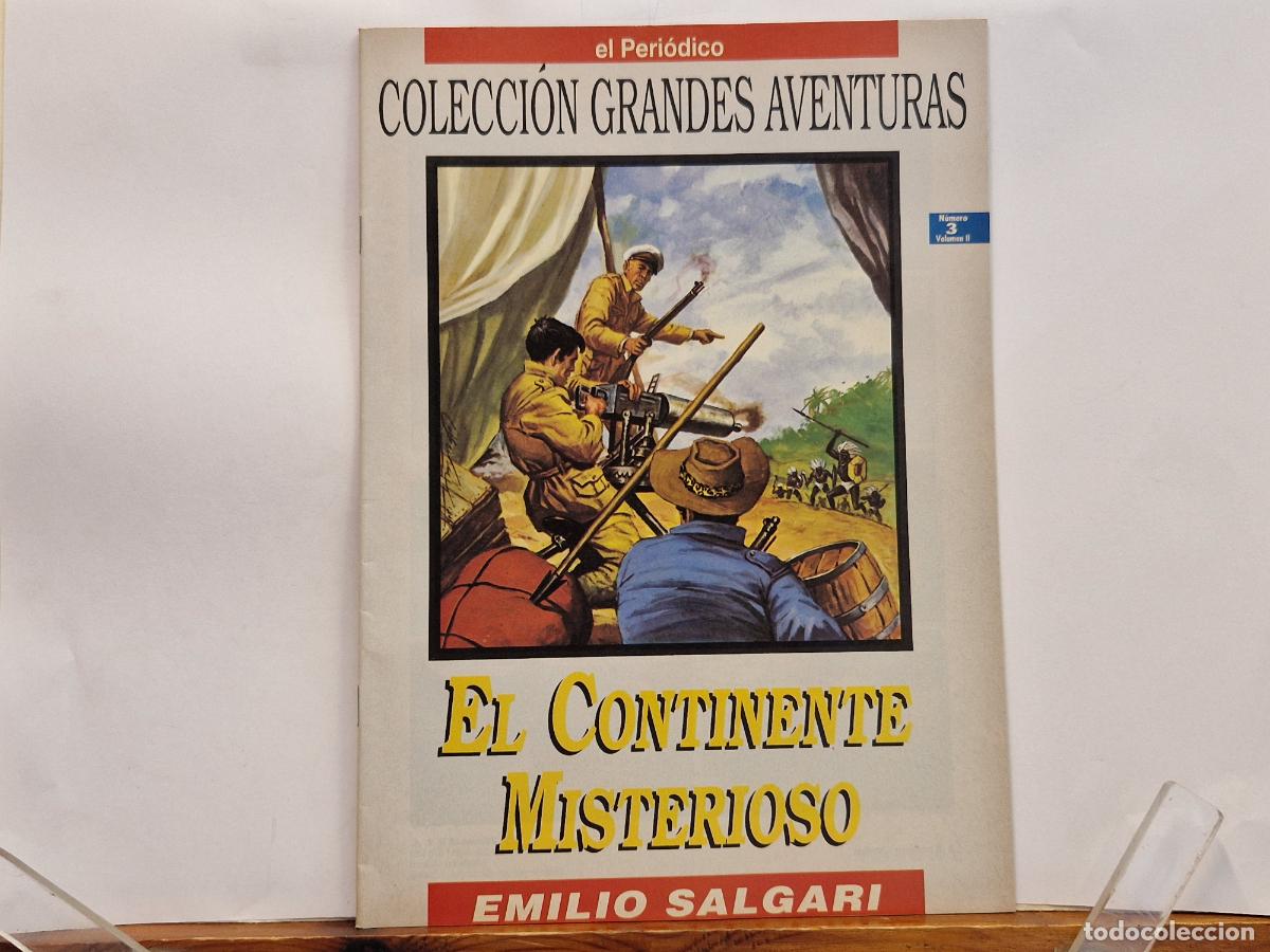 Coleccionismo de revistas y peri&oacute;dicos: REVISTA. EL PERIODICO. COLECCION GRANDES AVENTURAS. EL CONTINENTE MISTERIOSO. EMILIO SALGARI.