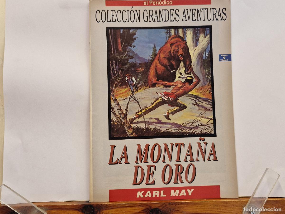 Coleccionismo de revistas y peri&oacute;dicos: REVISTA. EL PERIODICO. COLECCION GRANDES AVENTURAS. LA MONTA&Ntilde;A DE ORO. KARL MAY