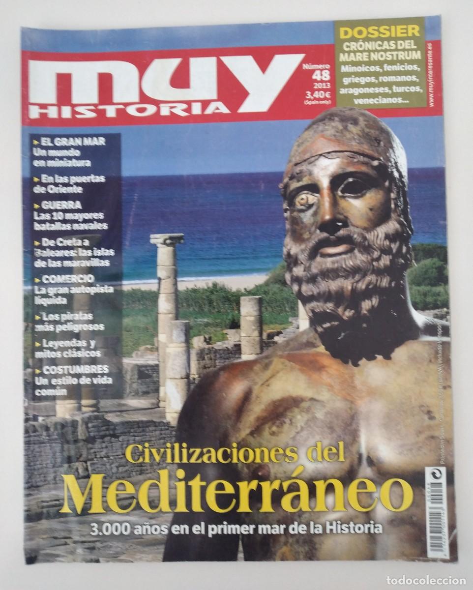 Coleccionismo de revistas y peri&oacute;dicos: Revista Muy Historia, n&ordm; 48, 2013. Civilizaciones del Mediterr&aacute;neo. Cr&oacute;nicas del Mare Nostrum: minoi