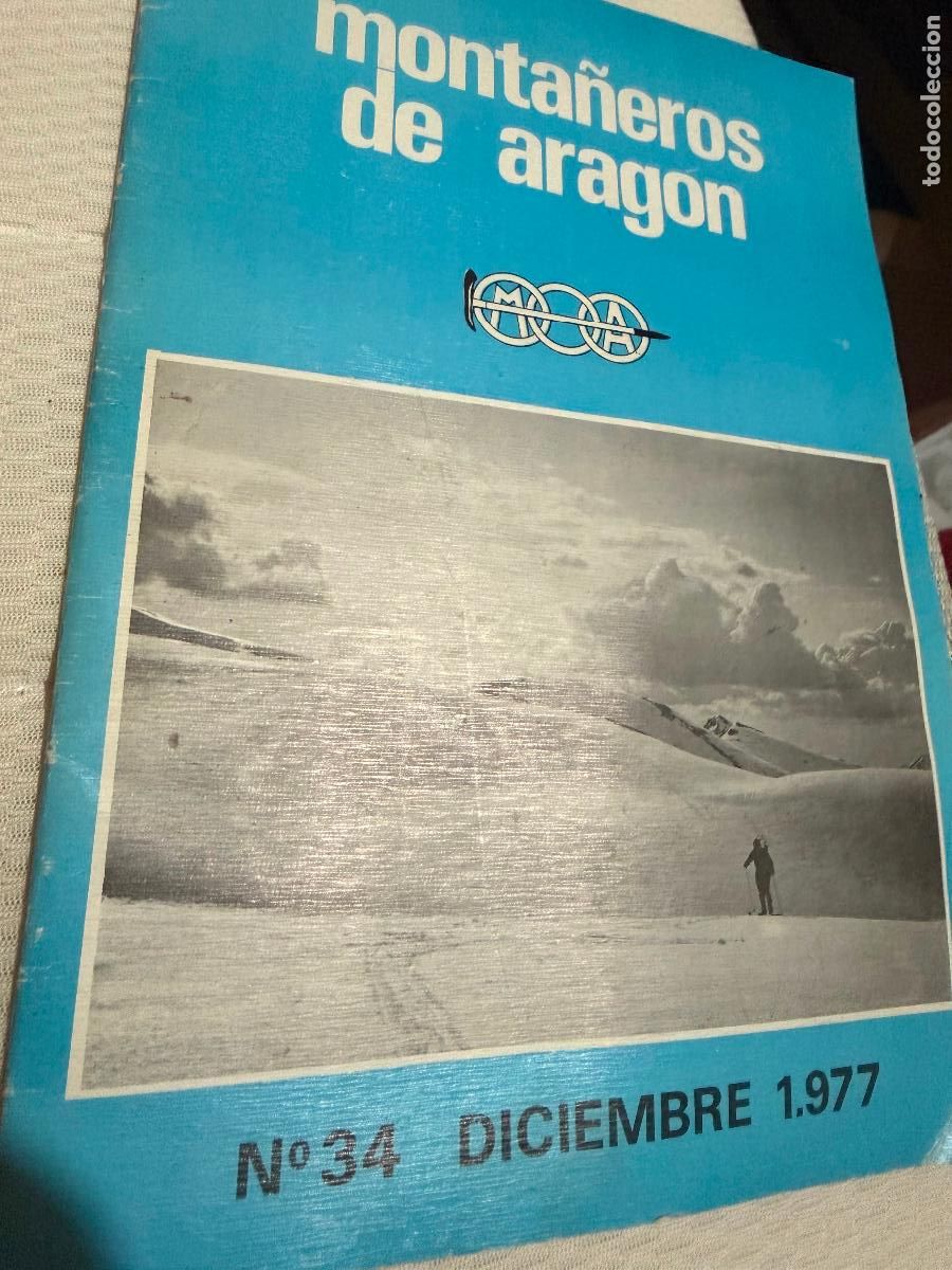 Coleccionismo de revistas y peri&oacute;dicos: Revista y curso de escalada monta&ntilde;eros de Arag&oacute;n 1977