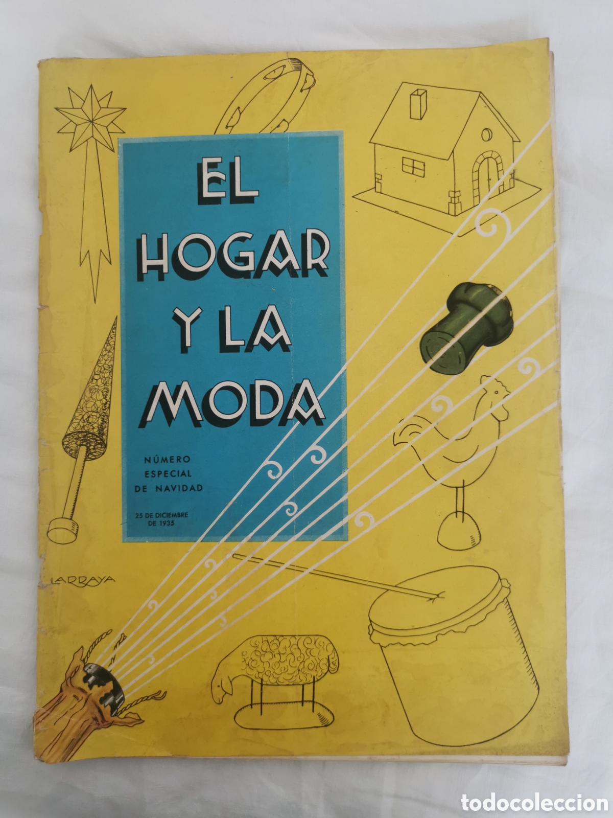 Coleccionismo de revistas y peri&oacute;dicos: El hogar y la moda especial Navidad 1935