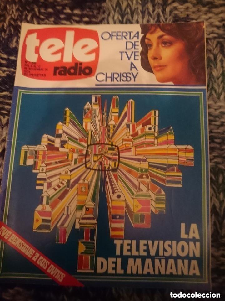 Coleccionismo de revistas y peri&oacute;dicos: TeleRadio - Noviembre 1978 -N 1089 - INMA DE SANTIS Jim&eacute;nez del Oso, Felix Rodriguez de la Fuente