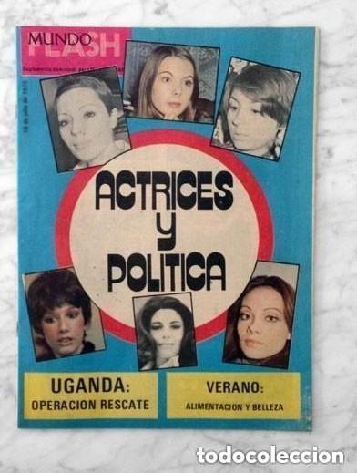 Coleccionismo de revistas y peri&oacute;dicos: MUNDO FLASH -A&Ntilde;O 1976 - TERESA RABAL - PILAR VELAZQUEZ - PALOMA SAN BASILIO - INMA DE SANTIS - TINA