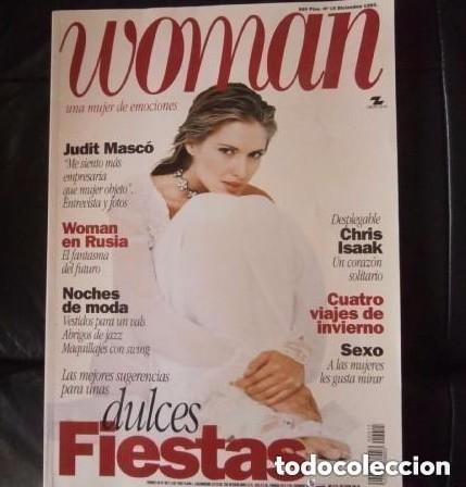 Coleccionismo de revistas y peri&oacute;dicos: WOMAN N&ordm; 15 DICIEMBRE 1993- JUDIT MASC&Oacute; - ANGELA BASSETT - CHRIS ISAAK ENTREVISTA Y DESPLEGABLE