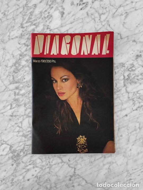 Coleccionismo de revistas y peri&oacute;dicos: DIAGONAL 1981 PALOMA SAN BASILIO, ANTONIO DE SENILLOSA, RICARDO URGELL, ENRIQUE LOEWE, VARGAS LLOSA