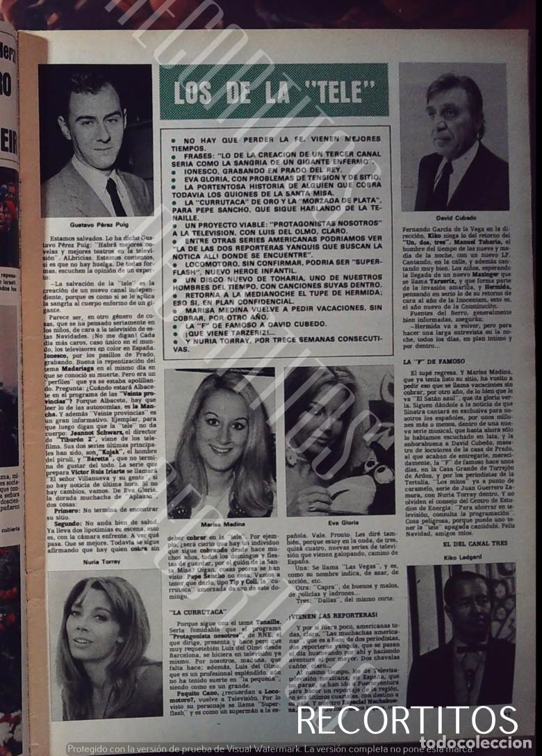 Coleccionismo de revistas y peri&oacute;dicos: KIKO LEDGARD EL UN DOS TRES 1 2 3 david cubebo gustavo perez puig nuria torray eva gloria marisa