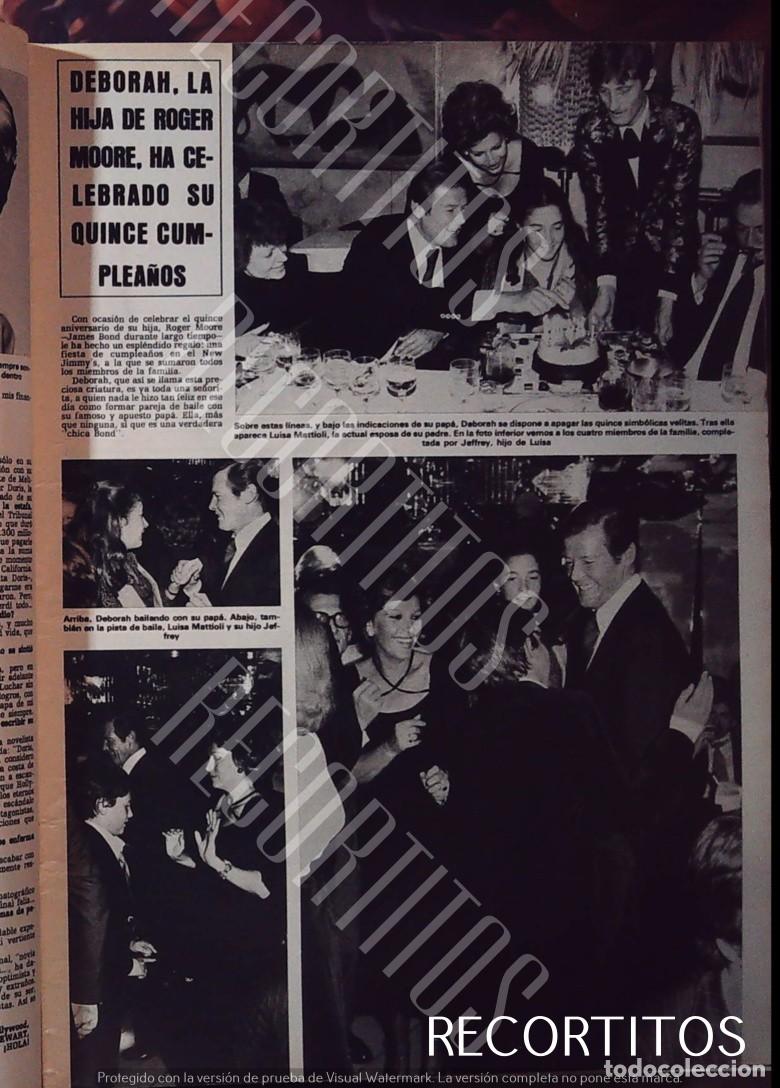 Coleccionismo de revistas y peri&oacute;dicos: deborah la hija de roger moore james bond 007