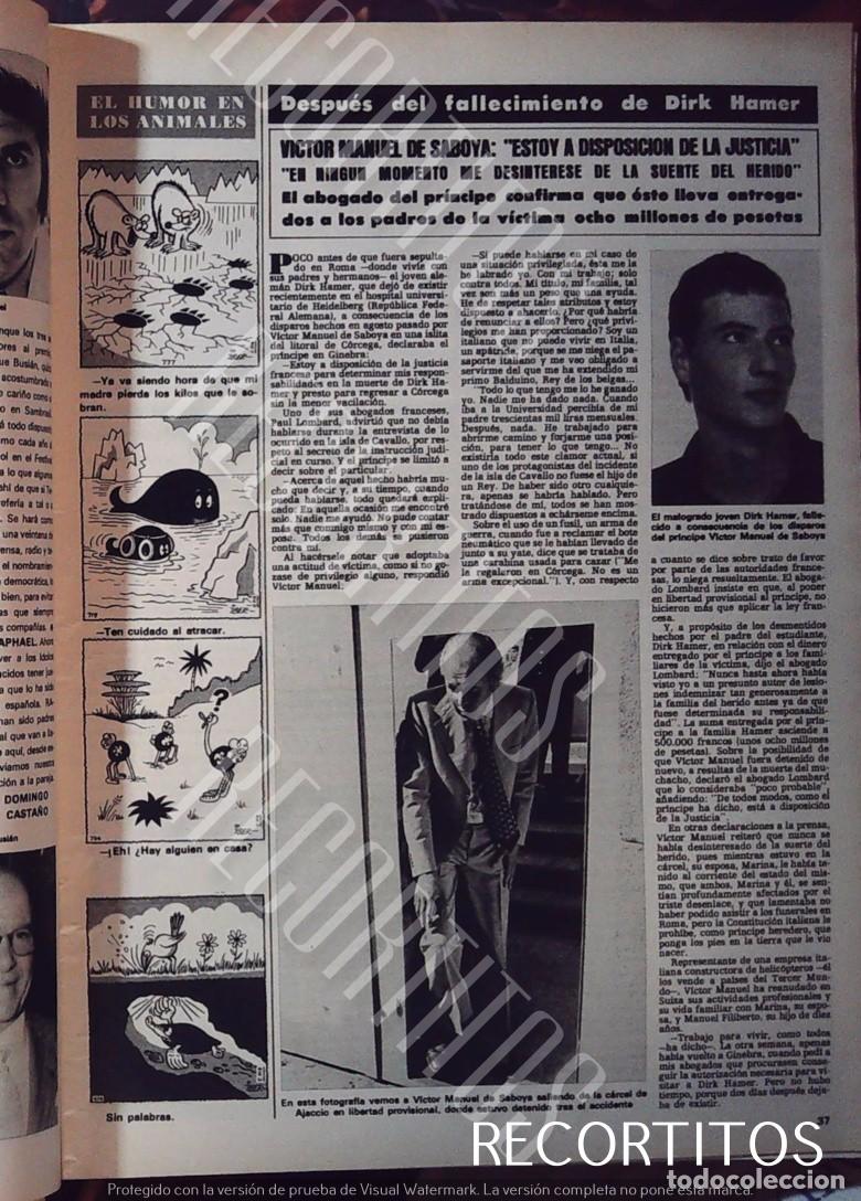 Coleccionismo de revistas y peri&oacute;dicos: dirk hamer victor manuel de saboya asesinato real