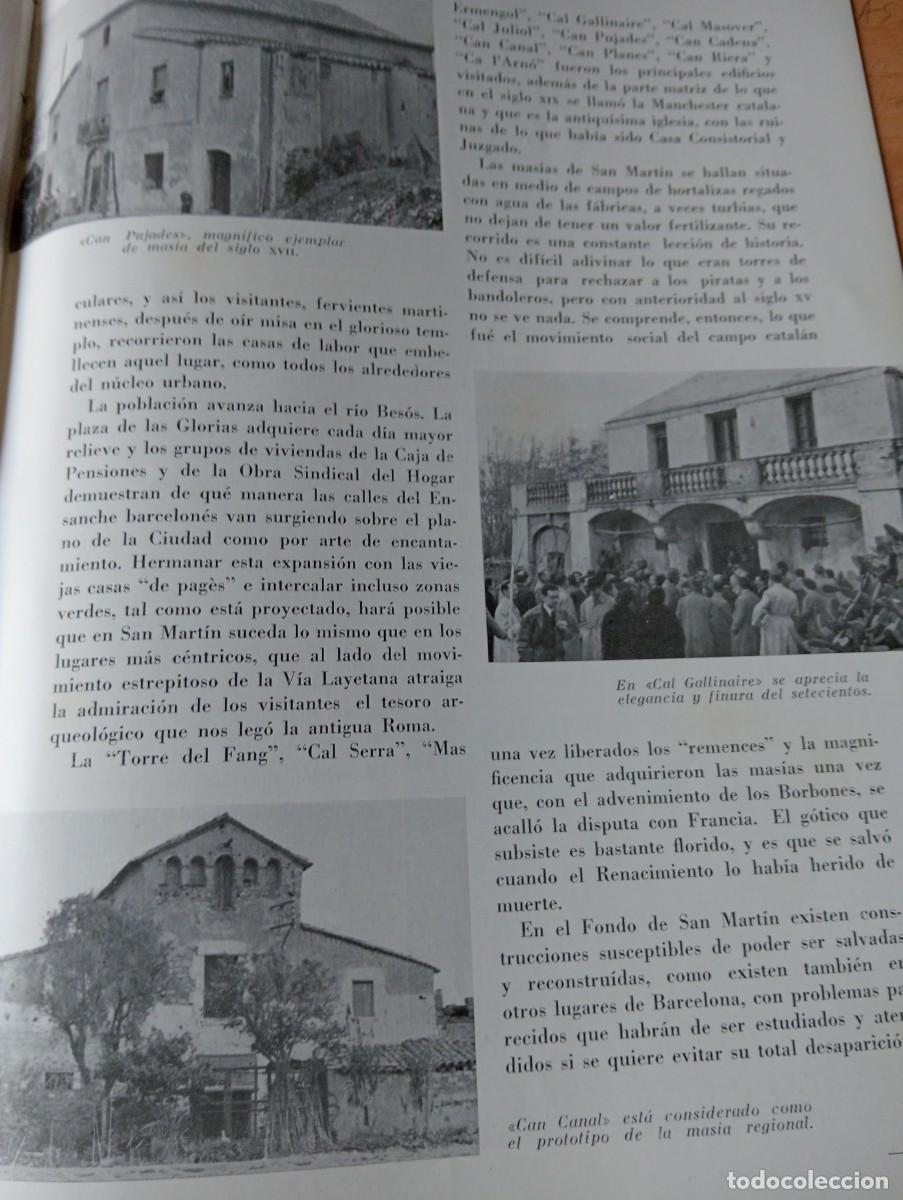 Coleccionismo de revistas y peri&oacute;dicos: REVISTA A&Ntilde;O 1956 CASTILLO PALACIO DE VALLDAURA ESCULTOR DAMIAN CAMPEY LAS MASIAS DE BARCELONA