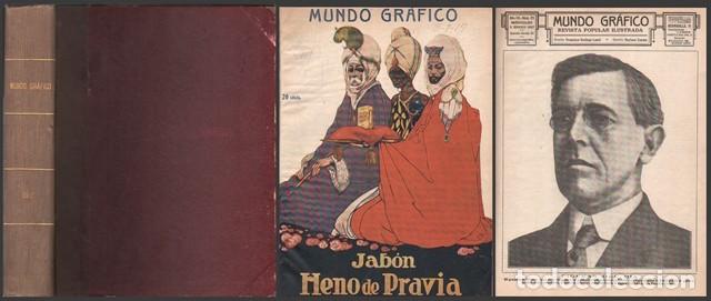 Coleccionismo de revistas y peri&oacute;dicos: REVISTA MUNDO GRAFICO REVISTA POPULAR ILUSTRADA A&Ntilde;O 1917 COMPLETO 51 REVISTAS - A-REVIL-1044