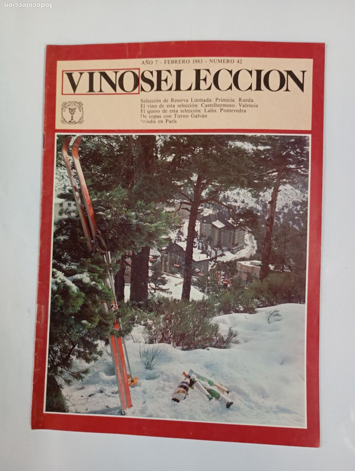 Coleccionismo de revistas y peri&oacute;dicos: REVISTA VINOSSELECCI&Oacute;N A&Ntilde;O 7. FEBRERO 1983. N&ordm; 42. PRIMICIA RUEDA. TDKC69