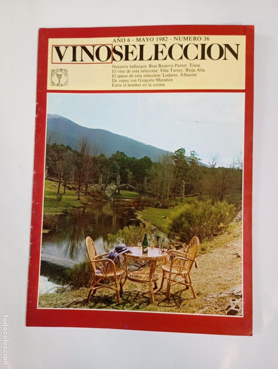Coleccionismo de revistas y peri&oacute;dicos: REVISTA VINOSSELECCI&Oacute;N A&Ntilde;O 6. MAYO 1982. N&ordm; 36. BRUT RESERVA PARXET TIANA. TDKC69
