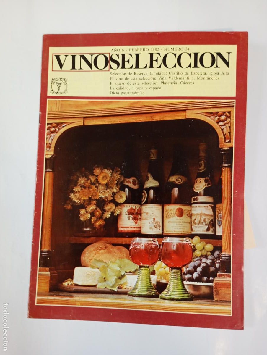 Coleccionismo de revistas y peri&oacute;dicos: REVISTA VINOSSELECCI&Oacute;N A&Ntilde;O 6. FEBRERO 1982. N&ordm; 34. CASTILLO DE EZPELETA. HARO RIOJA. TDKC69