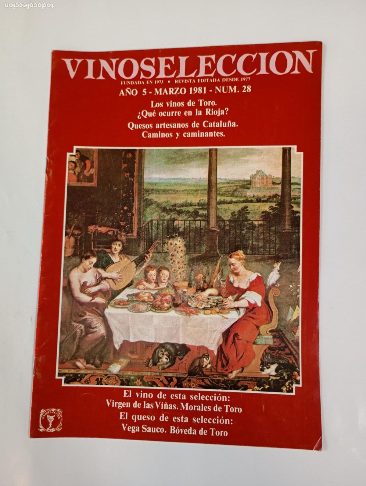 Coleccionismo de revistas y peri&oacute;dicos: REVISTA VINOSSELECCI&Oacute;N A&Ntilde;O 5. MARZO 1981. N&ordm; 28. VINOS DE TORO. TDKC78