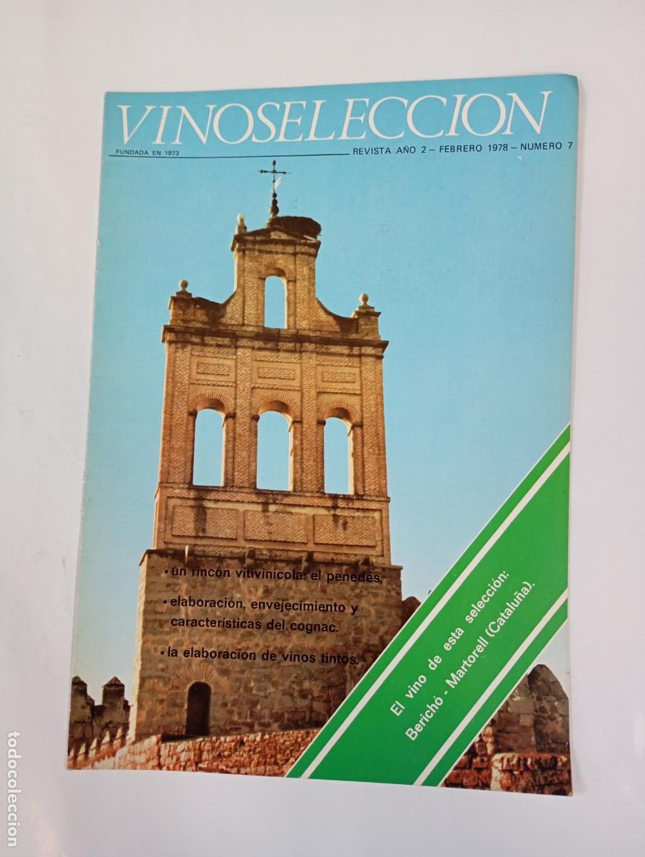 Coleccionismo de revistas y peri&oacute;dicos: REVISTA VINOSSELECCI&Oacute;N A&Ntilde;O 2. FEBRERO 1978. N&ordm; 7. TDKC78