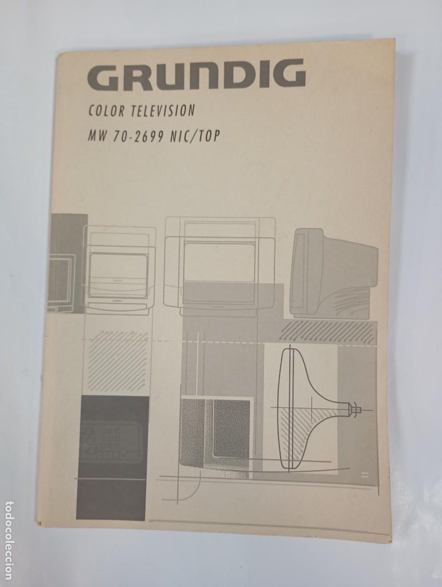 Coleccionismo de revistas y peri&oacute;dicos: MANUAL GRUNDIG COLOR TELEVISION. TDKC78