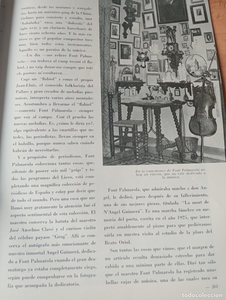Coleccionismo de revistas y peri&oacute;dicos: REVISTA A&Ntilde;O 1956 ESCUELA DE MAR DE BARCELONA MIGUEL IBARZ LLUIS PLANDIURA MUSEO FONT PALMAROLA GROG