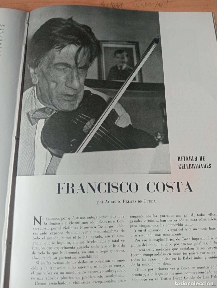 Coleccionismo de revistas y peri&oacute;dicos: REVISTA A&Ntilde;O 1956 TELEMANCO EL CRISTO DE LEPANTO DE BARCELONA VIOLINISTA FRANCESC COSTA