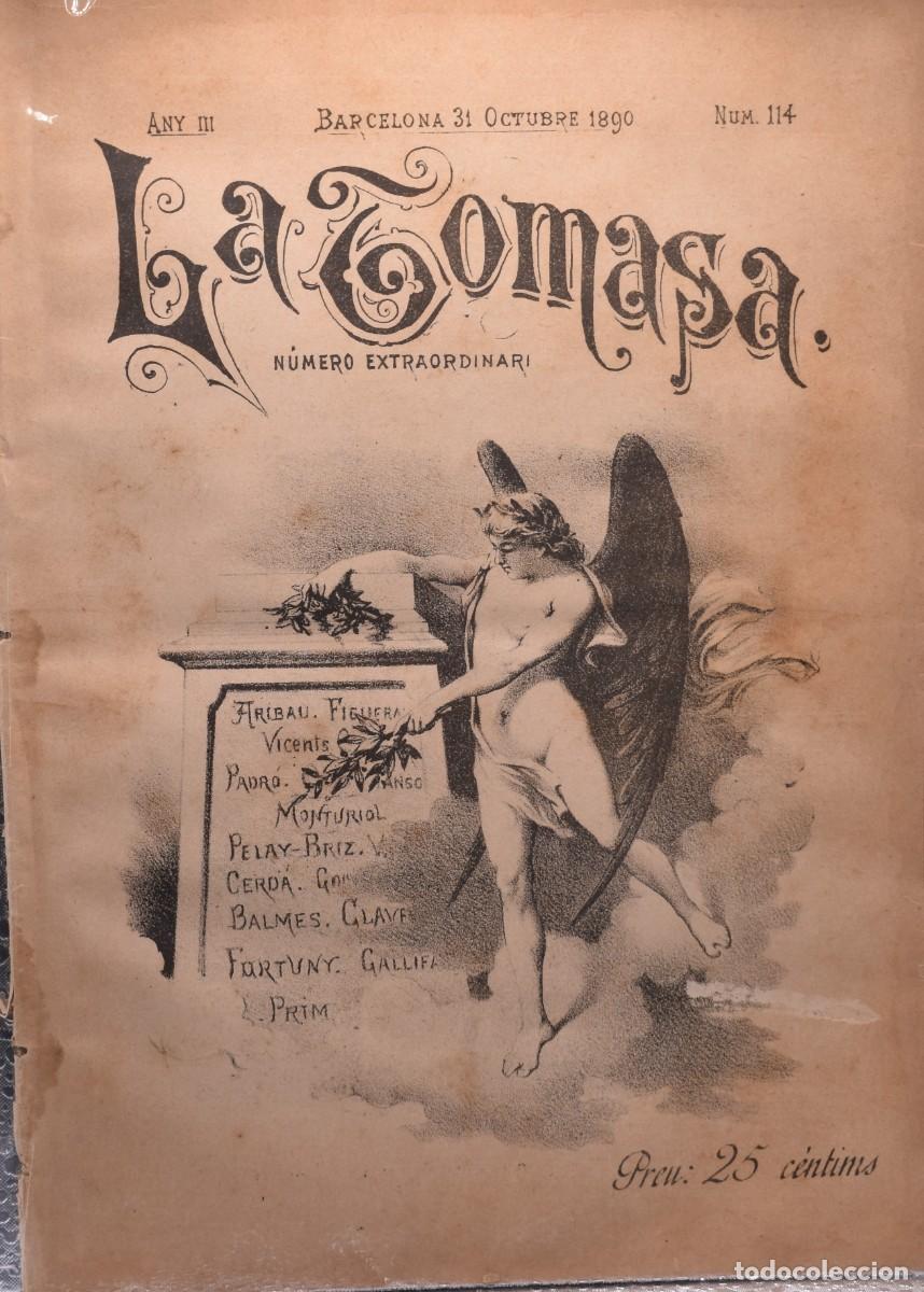 Coleccionismo de revistas y peri&oacute;dicos: LA TOMASA ANY III N&ordm; 114 31 OCTUBRE 1890 NUMERO EXTRAORDINARI