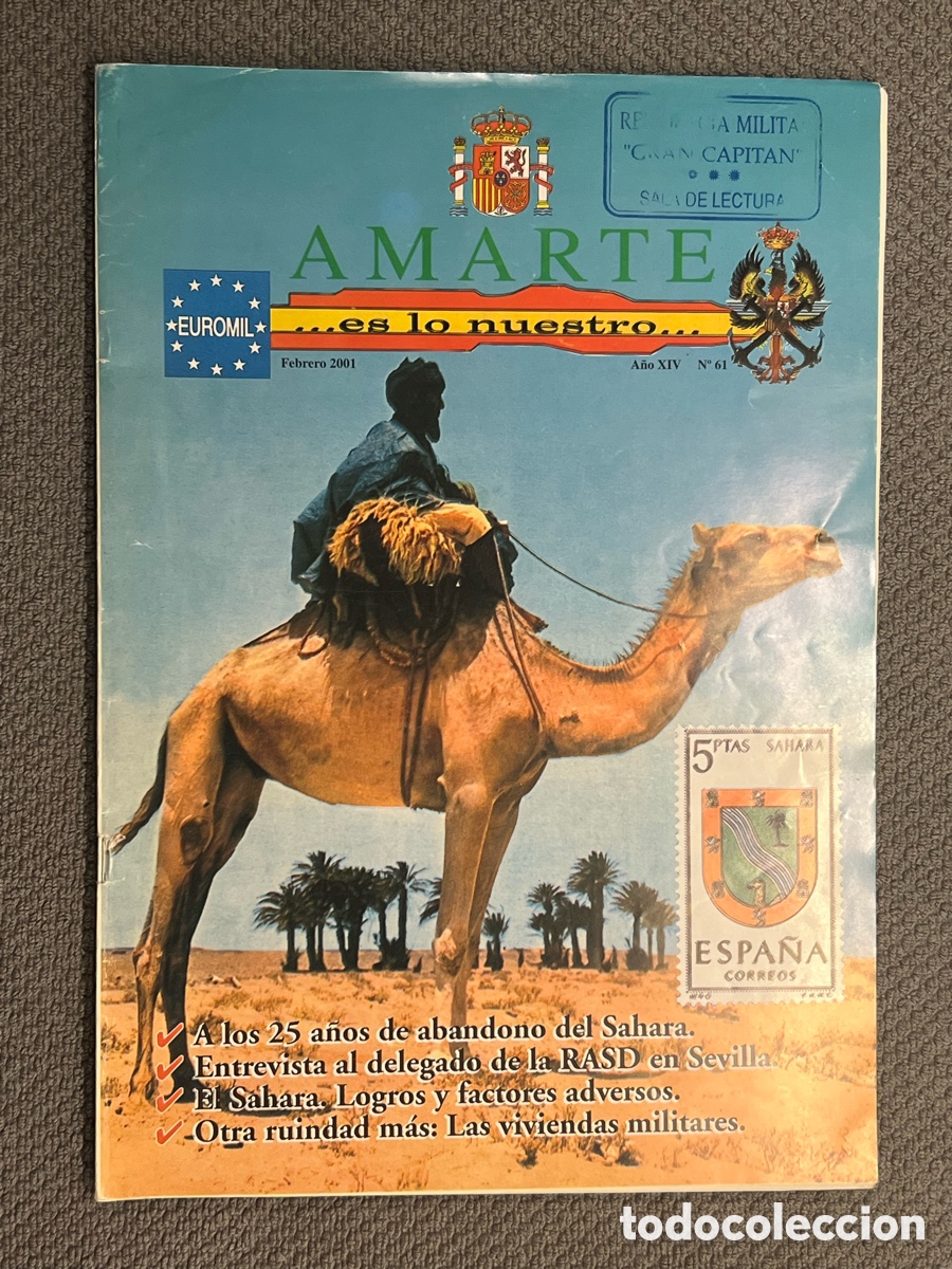 Coleccionismo de revistas y peri&oacute;dicos: AMARTE es lo nuestro. los 25 a&ntilde;os de abandono del Sahara. Revista, Febrero del 2001