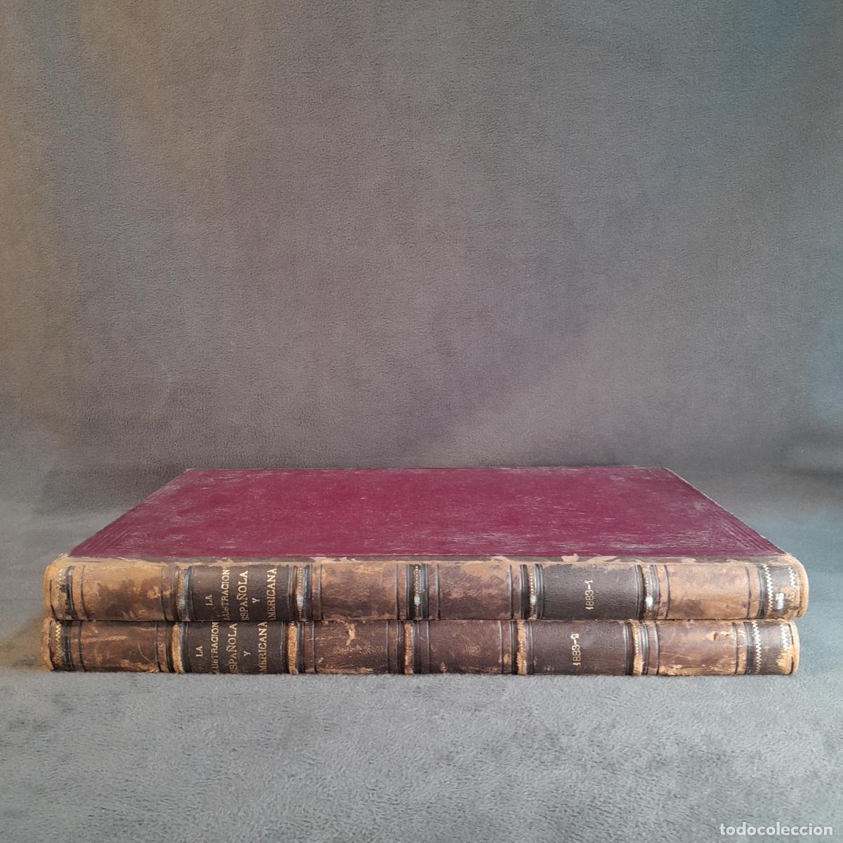 Coleccionismo de revistas y peri&oacute;dicos: L-7800. LA ILUSTRACI&Oacute;N ESPA&Ntilde;OLA Y AMERICANA. 1883. TOMOS I Y II.