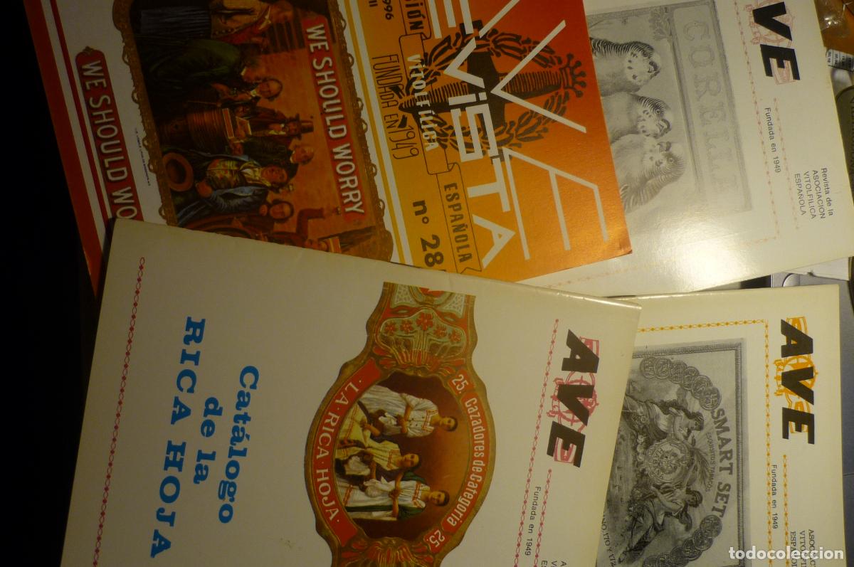 Coleccionismo de revistas y peri&oacute;dicos: lote revistas ave.-asoc.espa&ntilde;ola vitolfilica dif a&ntilde;os