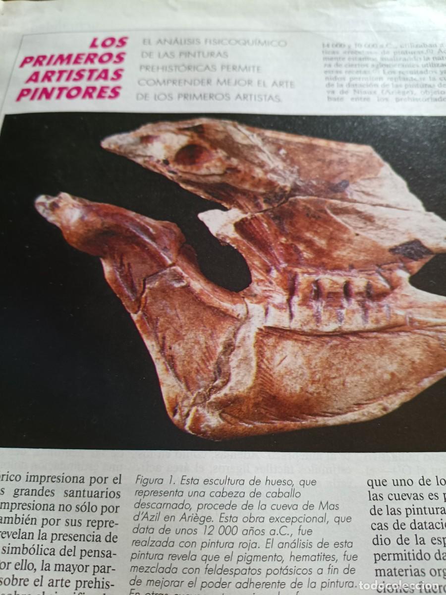 Coleccionismo de revistas y peri&oacute;dicos: LOS OR&Iacute;GENES DEL ARTE PREHIST&Oacute;RICO. ARTICULO DE MUNDO CIENTIFICO NOVIEMBRE 1991