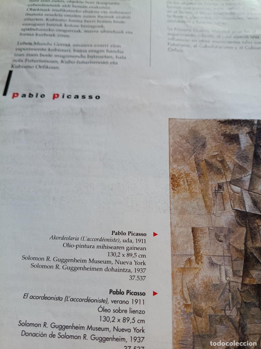 Coleccionismo de revistas y peri&oacute;dicos: CUBISMO: PICASSO Y FERNAND L&Eacute;GER. 4 P&Aacute;GINAS EXTRAIDAS DE CATALOGO DEL MUSEO GUGGENHEIM DE BILBAO