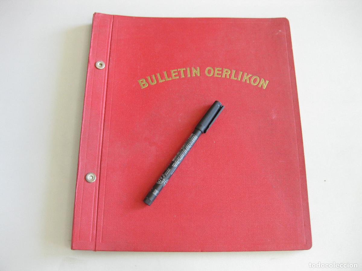 Coleccionismo de revistas y peri&oacute;dicos: CARPETA DEL BOLET&Iacute;N DE MAQUINAS DE TREN. BULLETIN OERLIKON. SUIZA 1925