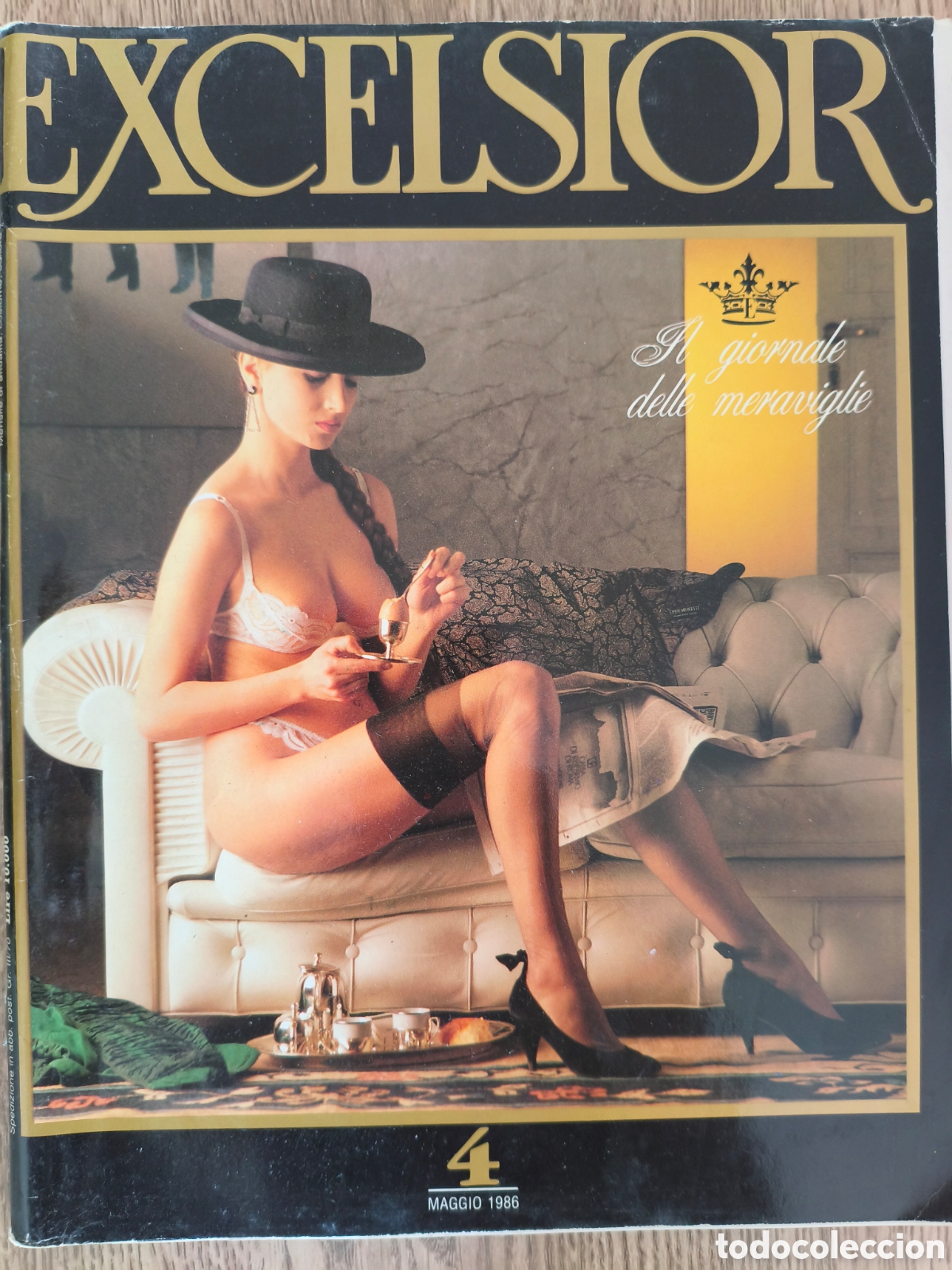 Coleccionismo de revistas y peri&oacute;dicos: EXCELSIOR 4 MAGGIO 1986 CORINNE CLERY