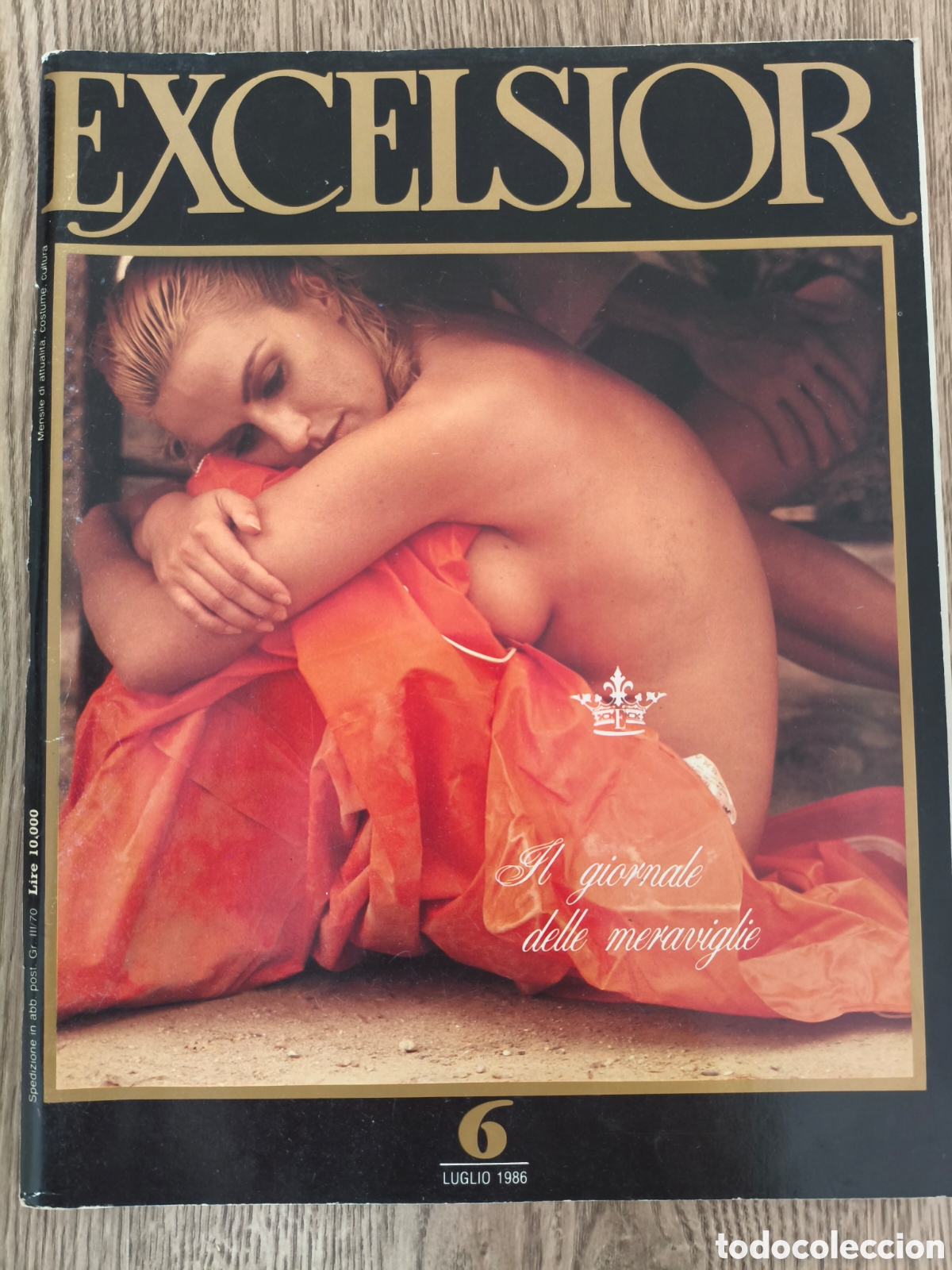 Coleccionismo de revistas y peri&oacute;dicos: EXCELSIOR 6 LUGLIO 1986 KATHARINA MIROSLAVA ISABELLA FERRARI