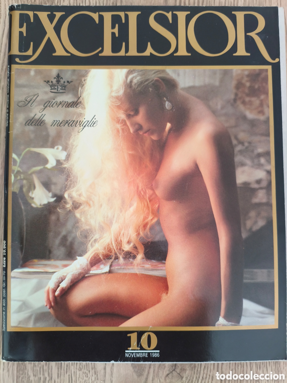 Coleccionismo de revistas y peri&oacute;dicos: EXCELSIOR 10 NOVEMBRE 1986 ELISABETTA VIRGILI FLORENCE GUERIN