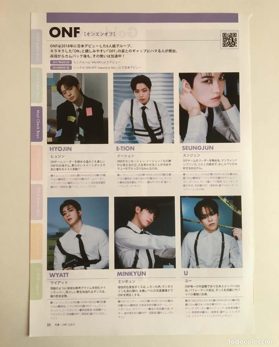 Coleccionismo de revistas y peri&oacute;dicos: Golden Child CIX ONF VERIVERY Official Magazine Clipping Set K-Star Idol Directory 2025 Japan K-Pop