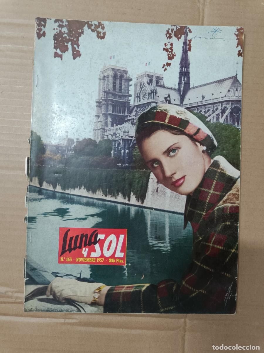 Coleccionismo de revistas y peri&oacute;dicos: ANTIGUA REVISTA FEMENINA DE 1957, LUNA Y SOL, MODA, DIAMANTES, SUIZA -P3