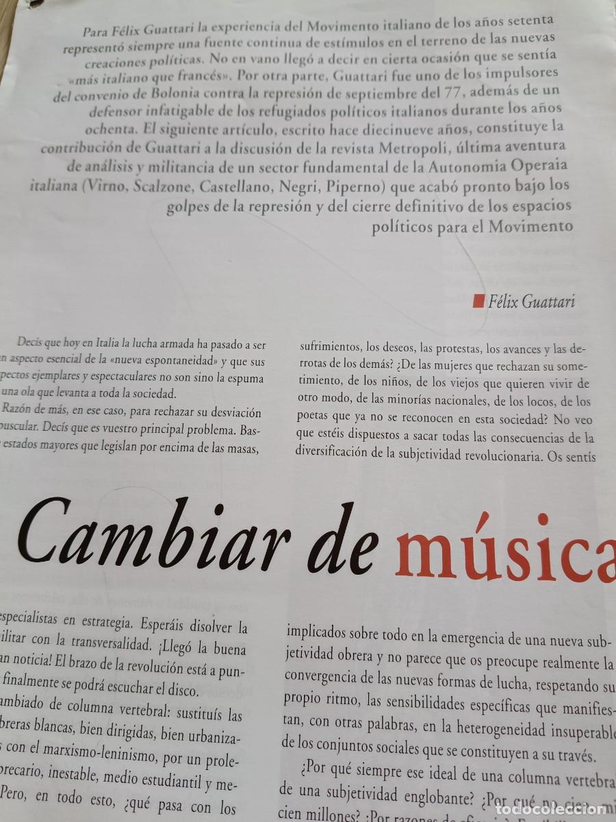 Coleccionismo de revistas y peri&oacute;dicos: F&Eacute;LIX GUATTARI: DEFENSA DEL MOVIMIENTO AUTONOM&Iacute;A OBRERA ITALIANA, CONTRA REPRESI&Oacute;N. ARTICULO 3 P&Aacute;GS