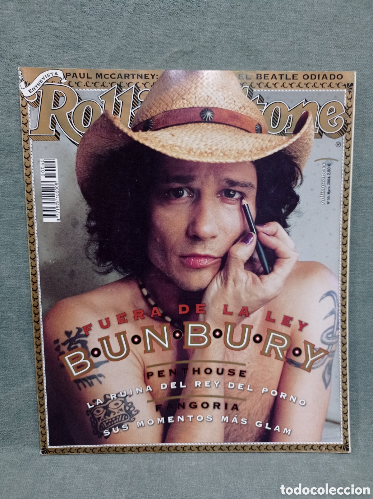 Coleccionismo de revistas y peri&oacute;dicos: REVISTA ROLLING STONE - N&ordm; 55 - 2004 - BUNBURY EN PORTADA