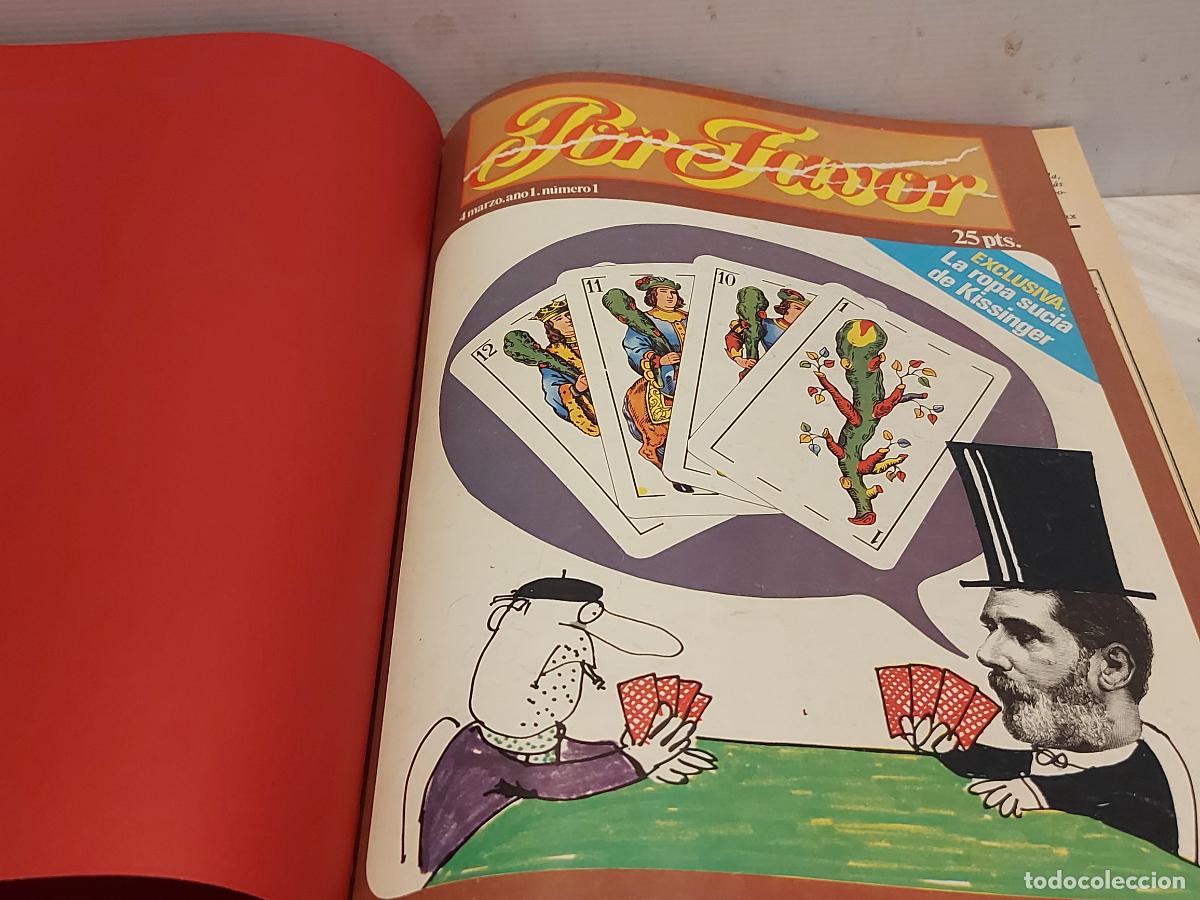 Coleccionismo de revistas y peri&oacute;dicos: REVISTA POR FAVOR | TOMO N.&ordm; 1 AL 14 | A&Ntilde;O I 1974 | FORGES PERICH | LEER DESCRIPCI&Oacute;N