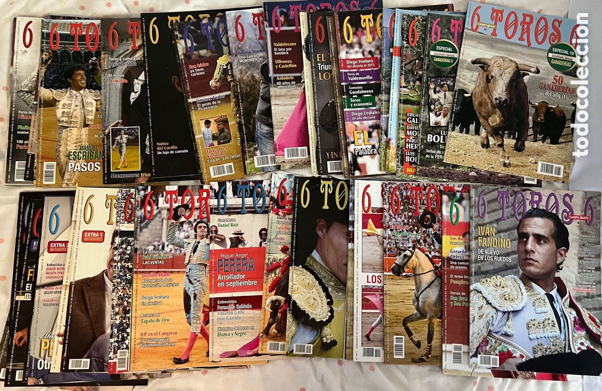 Colecionismo de Revistas e Jornais: Lote completo de revistas 6 toros 6 a&ntilde;o 2013