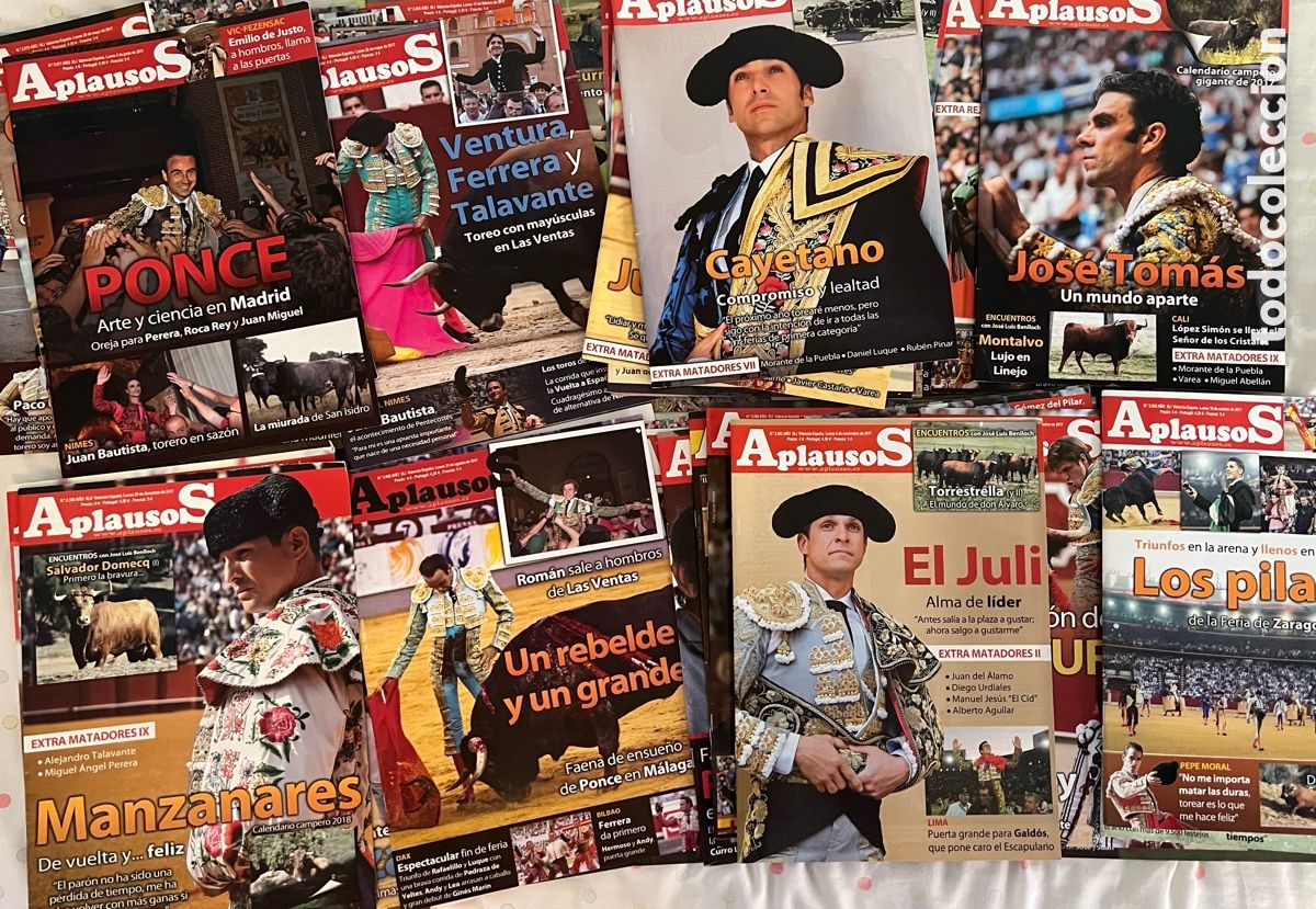 Coleccionismo de revistas y peri&oacute;dicos: Lote completo de revistas Aplausos a&ntilde;o 2017
