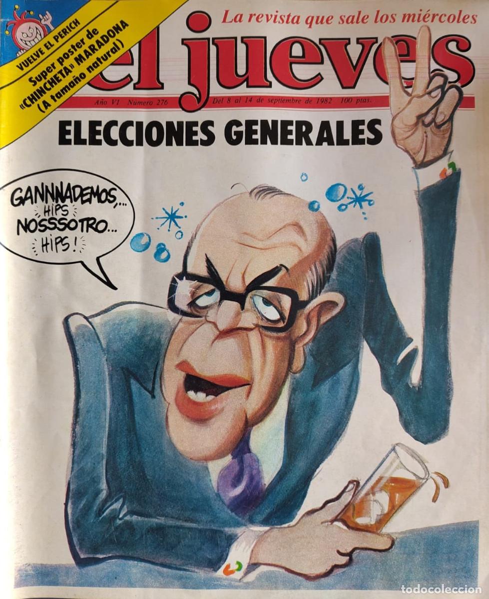 Coleccionismo de revistas y peri&oacute;dicos: Revista el Jueves n&uacute;mero 276 1982