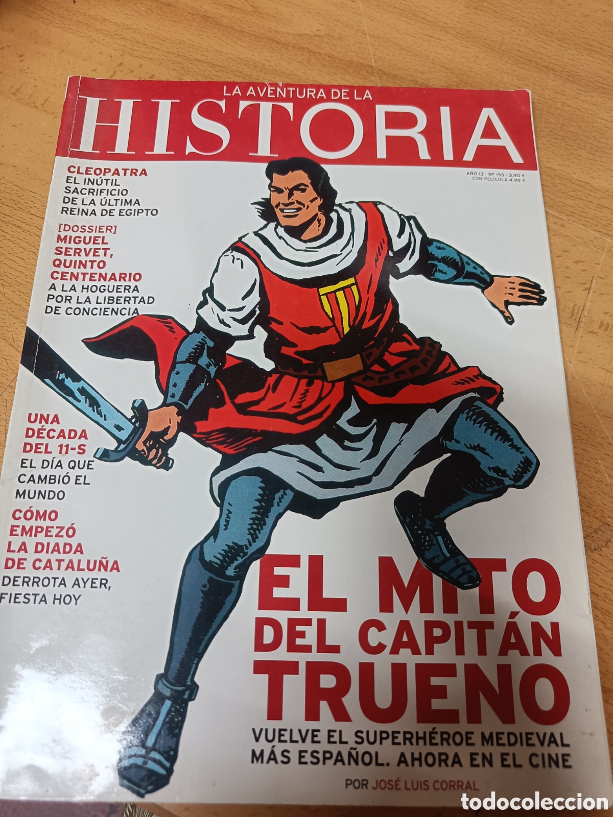 Coleccionismo de revistas y peri&oacute;dicos: REVISTA LA AVENTURA DE LA HISTORIA N.155 EL MITO DEL CAPITAN TRUENO.