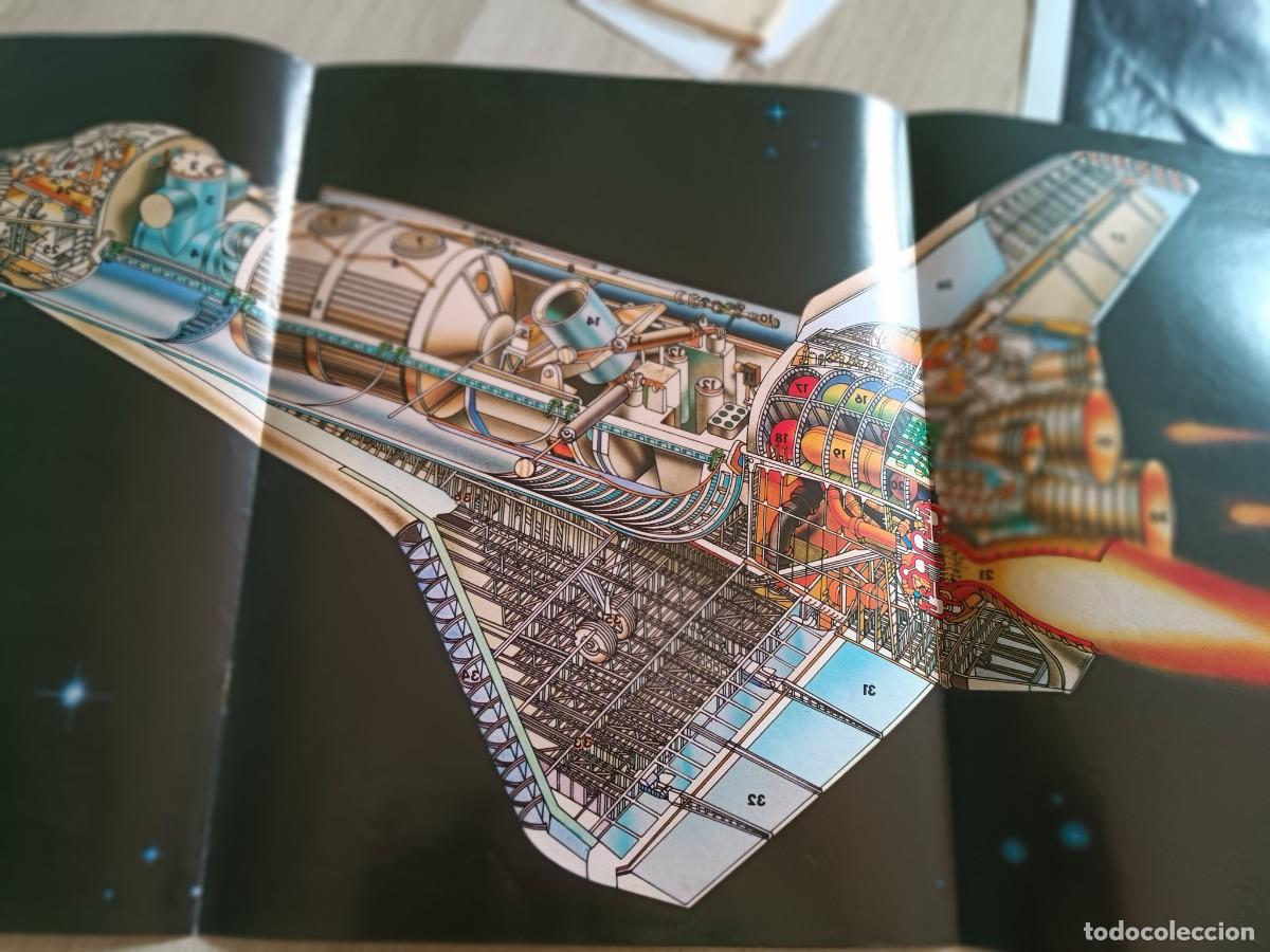 Coleccionismo de revistas y peri&oacute;dicos: POSTER EXTERIOR E INTERIOR DEL TRANSBORDADOR ESPACIAL DE LA NASA. EXTRA&Iacute;DO DE REVISTA MUY INTERESANT