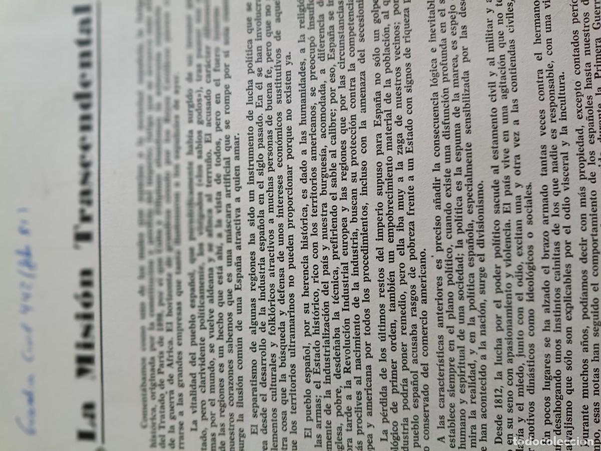 Sammeln von Zeitschriften und Zeitungen: EDITORIAL DE LA REVISTA DE LA GUARDIA CIVIL DE FEBRERO DE 1981, MES DEL INTENTO DE GOLPE DE ESTADO